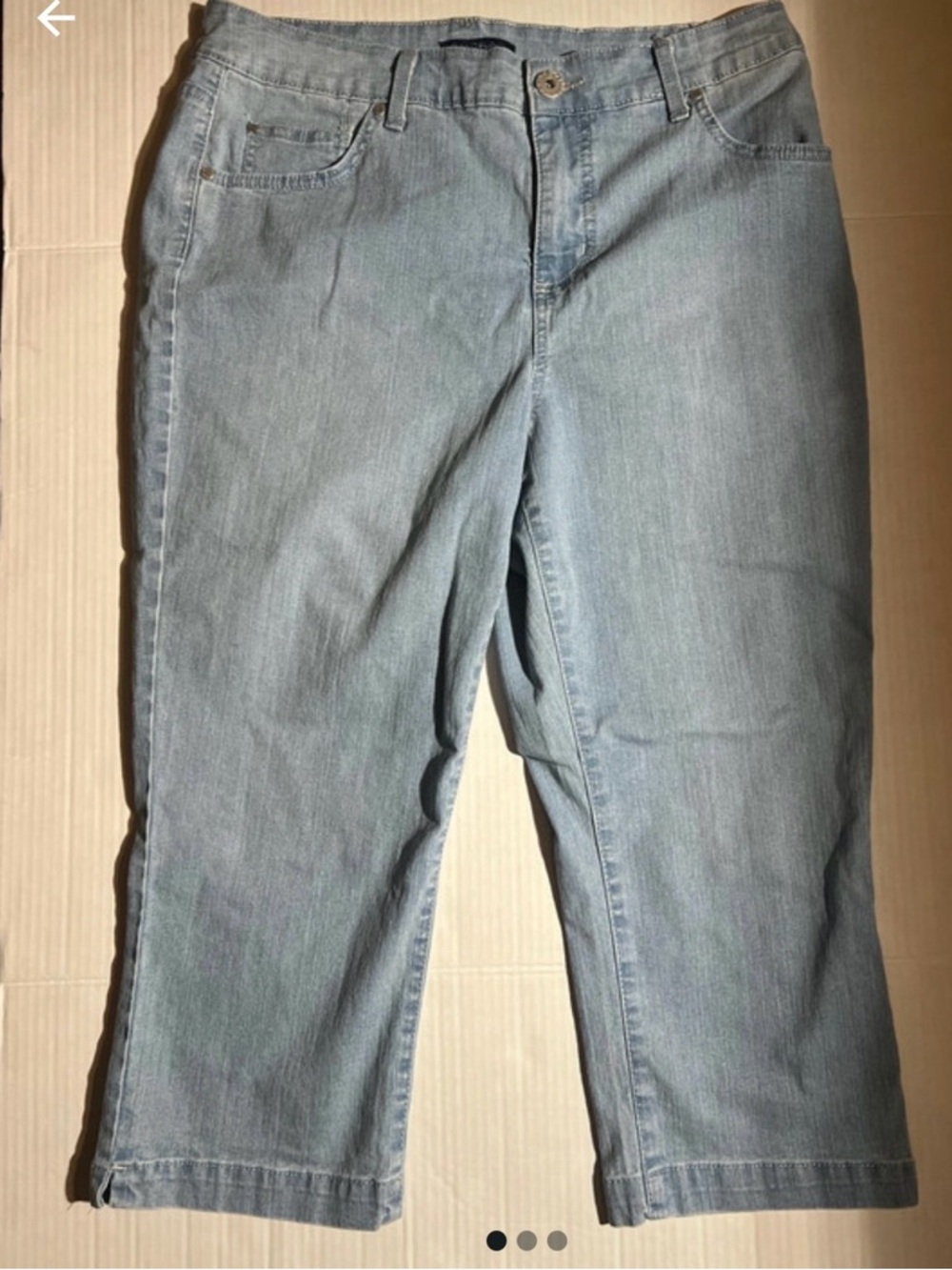 Bandolino light Blue Women’s Straight Capri Jeans